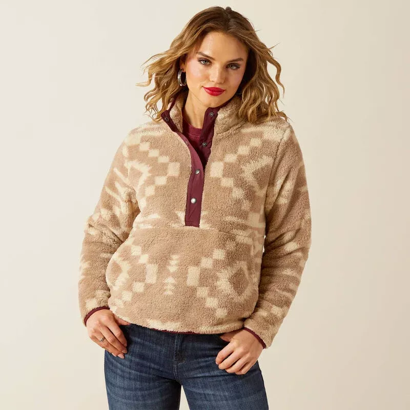 - CLOSEOUT - ARIAT Berber Snap Front Sweatshirt