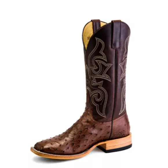 Horse Power Men's Kango Tobacco Ostrich Boot HP8001